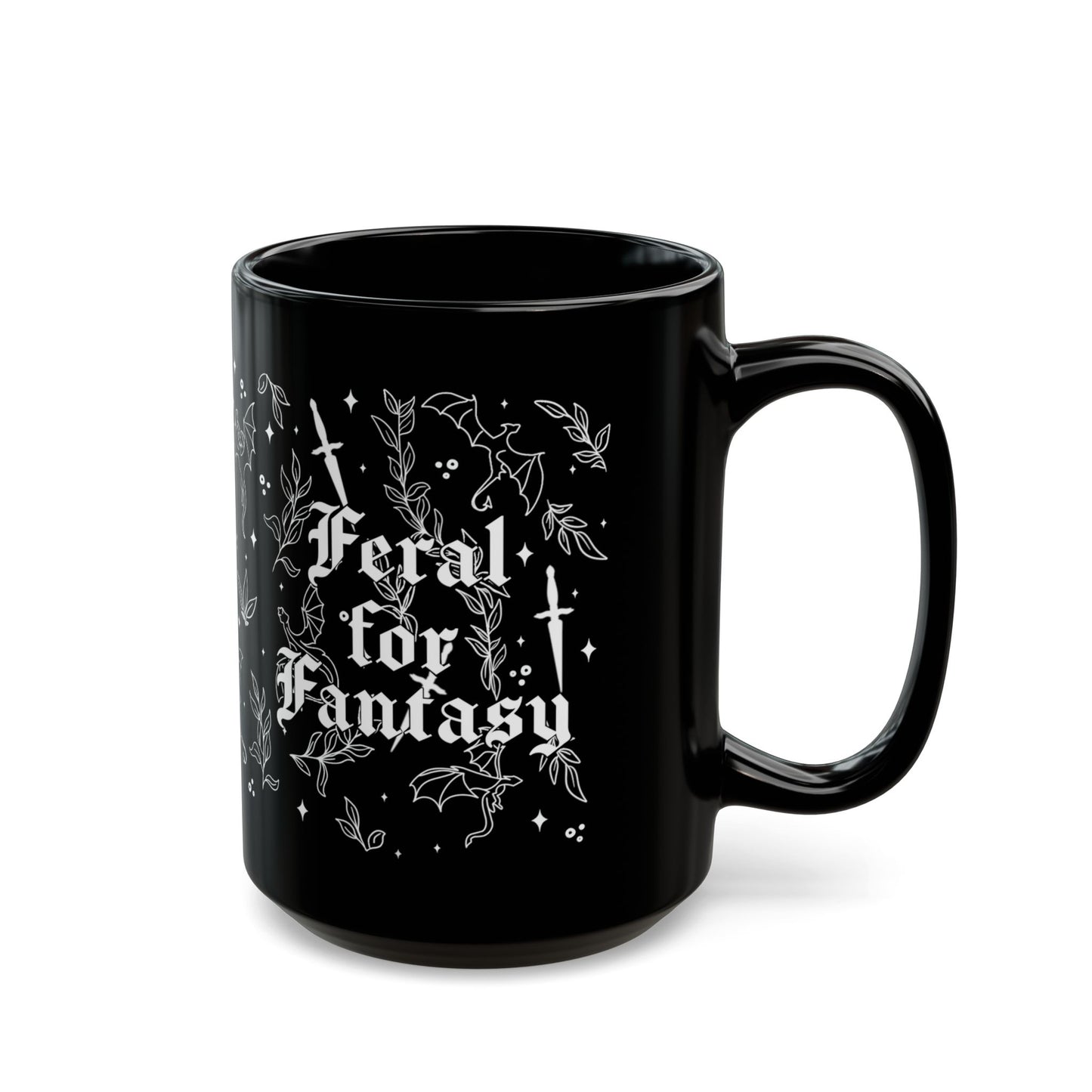 Feral For Fantasy 15 oz Ceramic Mug