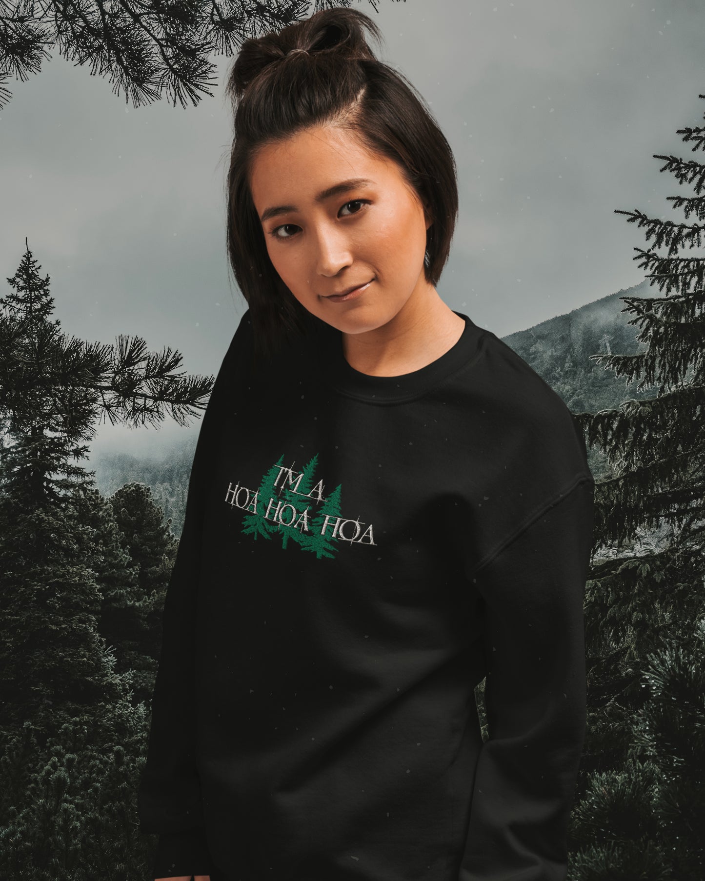 I'm A Hoa Hoa Hoa Embroidered Sweatshirt