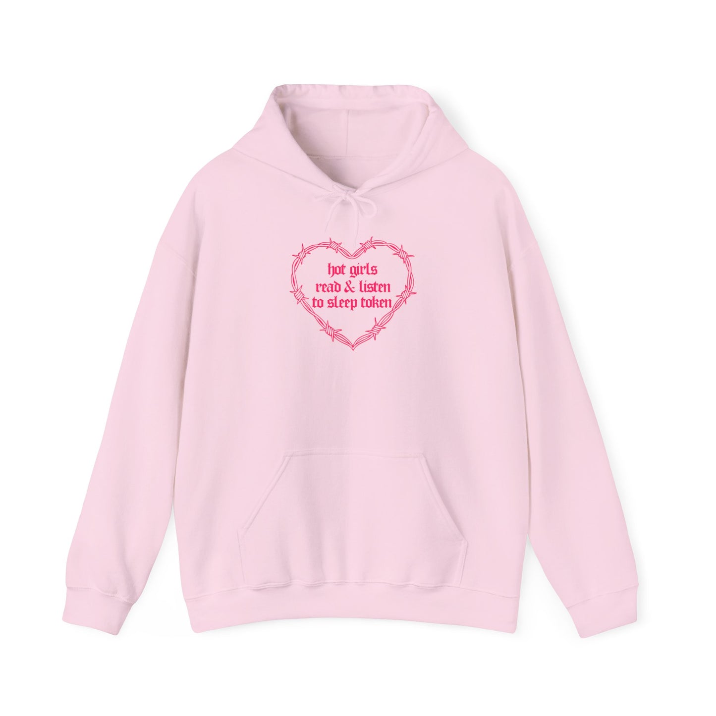 Hot Girls Read & Listen To ST Hoodie (LIGHT PINK)