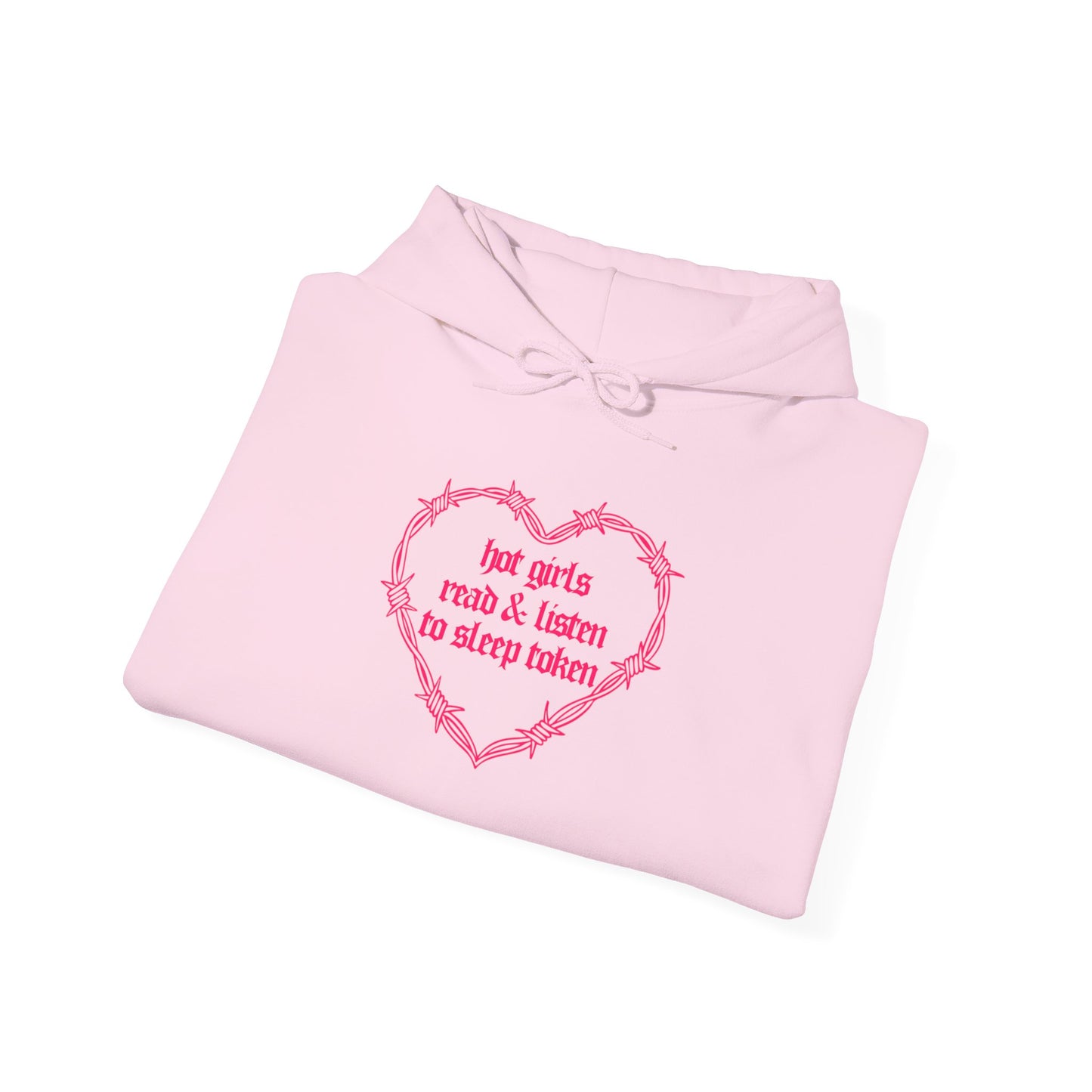 Hot Girls Read & Listen To ST Hoodie (LIGHT PINK)
