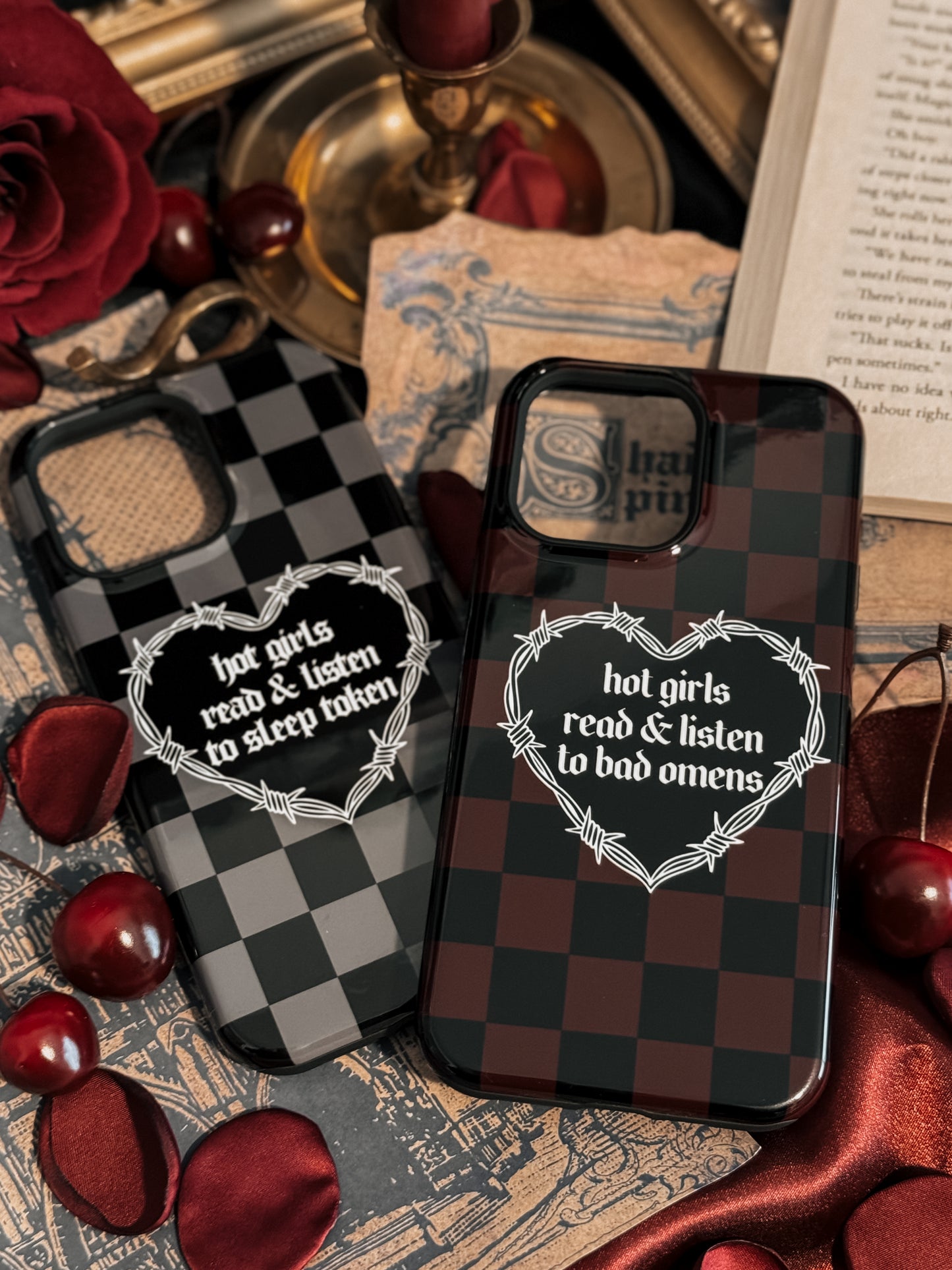 Read & Bad Omens Phone Case