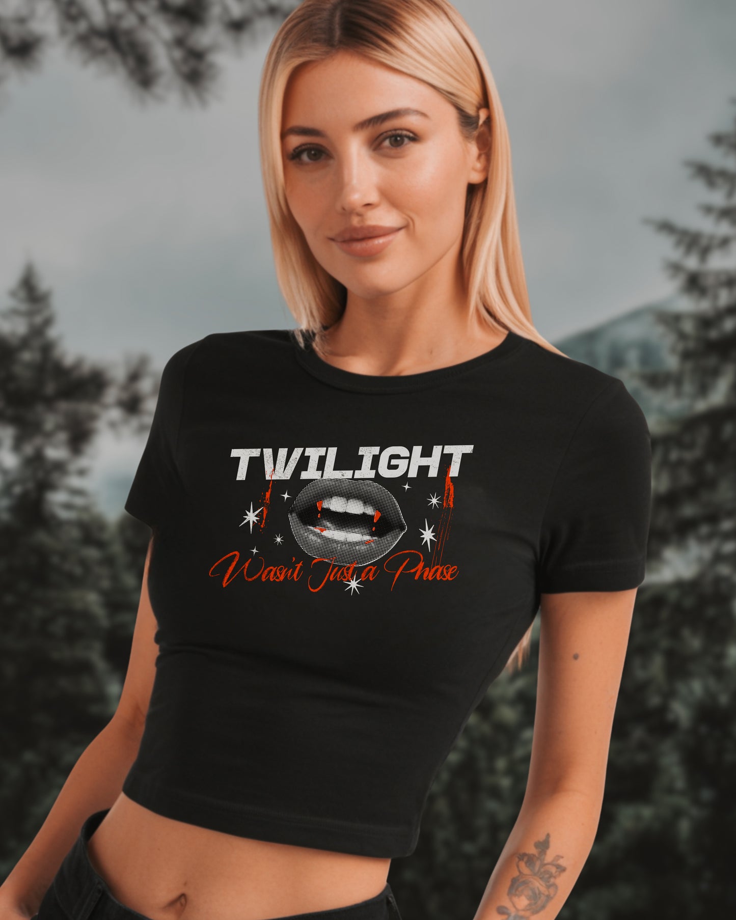 Twilight Wasn't Just A Phase Organic Rib Baby Tee