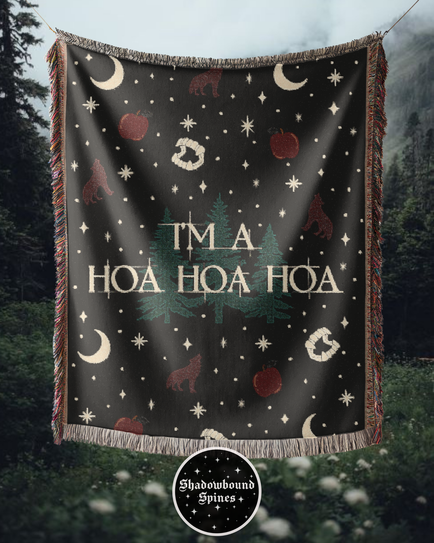 I'm A Hoa Hoa Hoa Woven Blanket