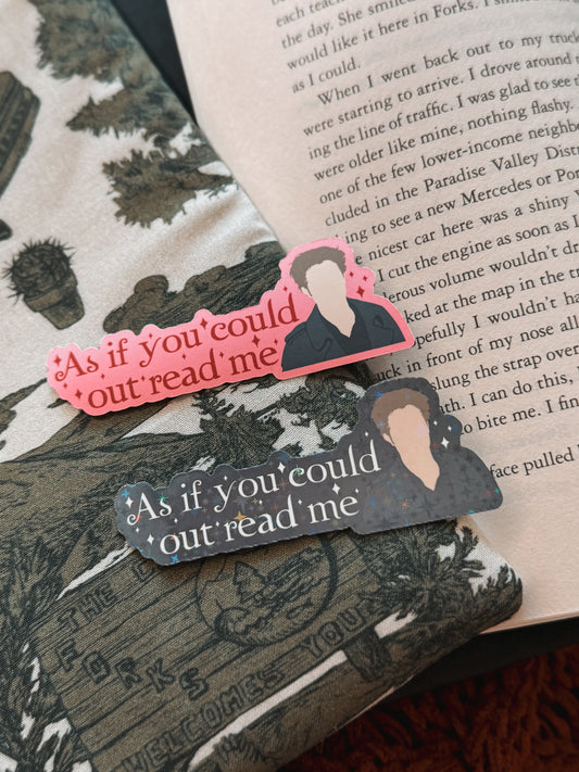 Twilight As If You Could Out Read Me Sticker