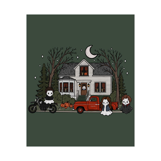 Swan House Matte Print