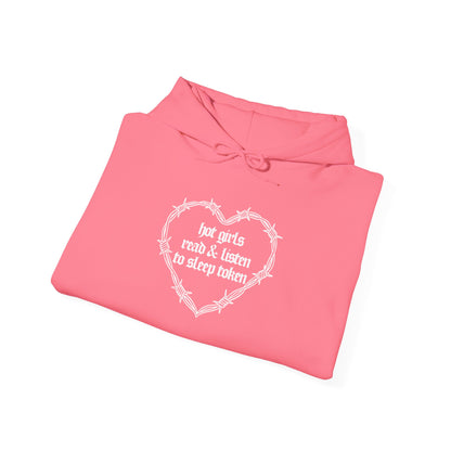 Hot Girls Read & Listen To ST Hoodie (PINK)