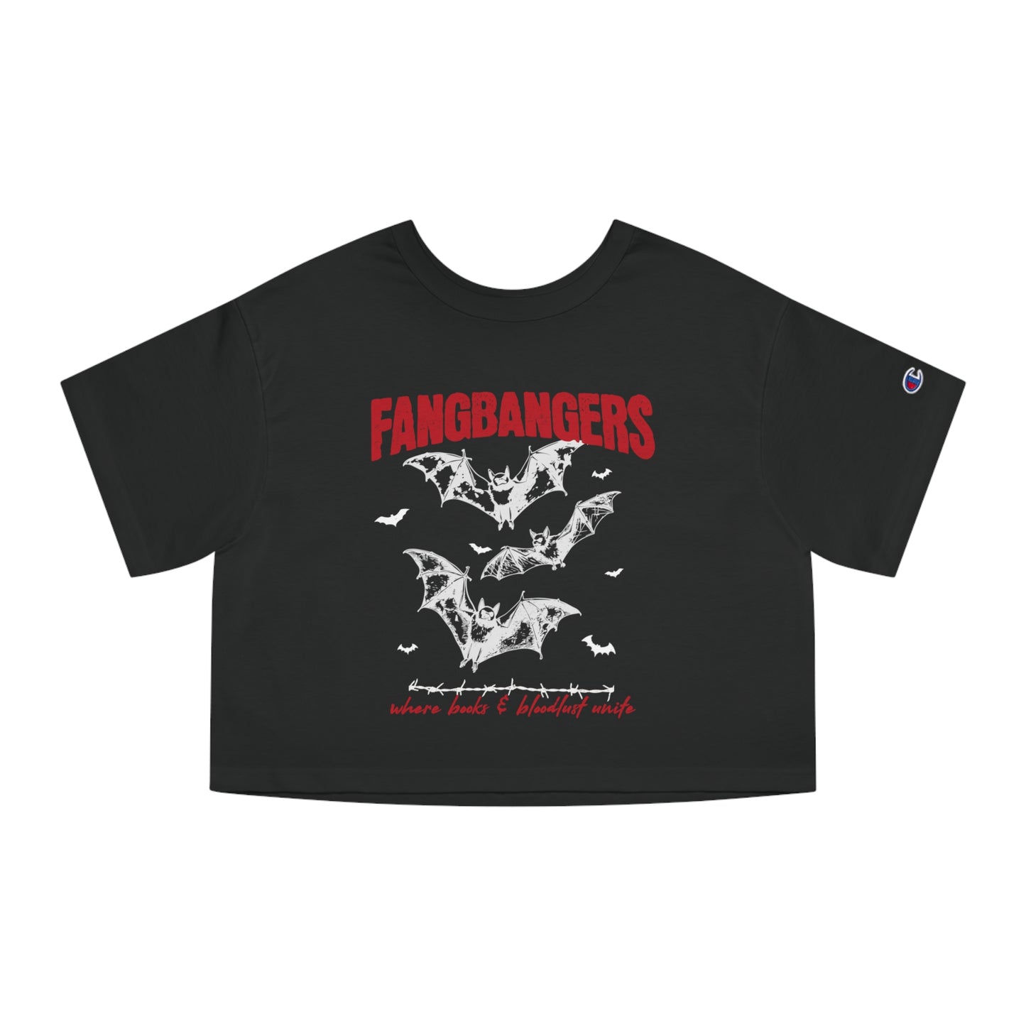 Fangbangers Crop Tee