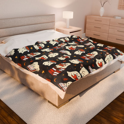 Ghostie Readers Plush Blanket