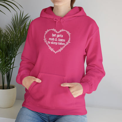 Hot Girls Read & Listen To ST Hoodie (PINK)