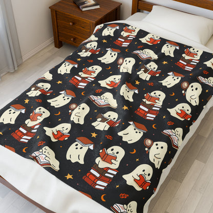 Ghostie Readers Plush Blanket