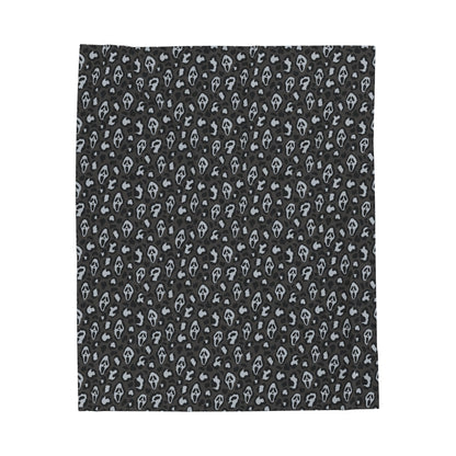 Plush Spooky Cheetah Blanket