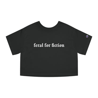 Feral for Fiction Cropped Tee
