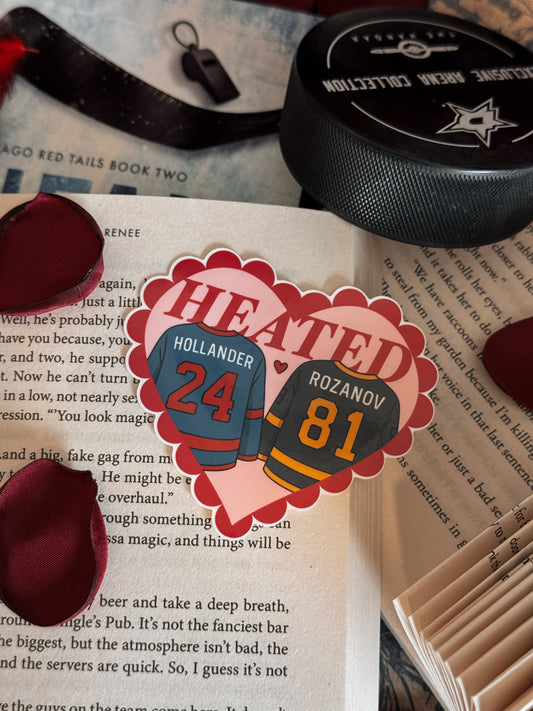 Heated Rivalry Heart Sticker