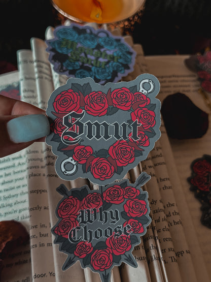 Book Trope Wreaths Sticker