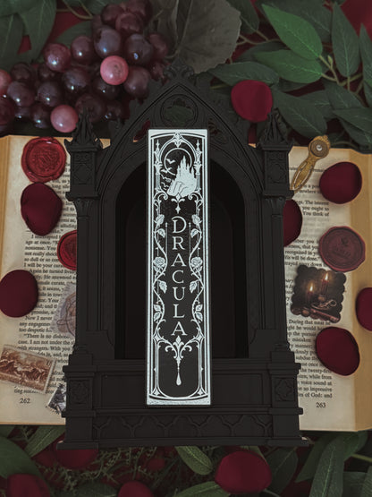 Dracula Book Spine Foil Bookmark