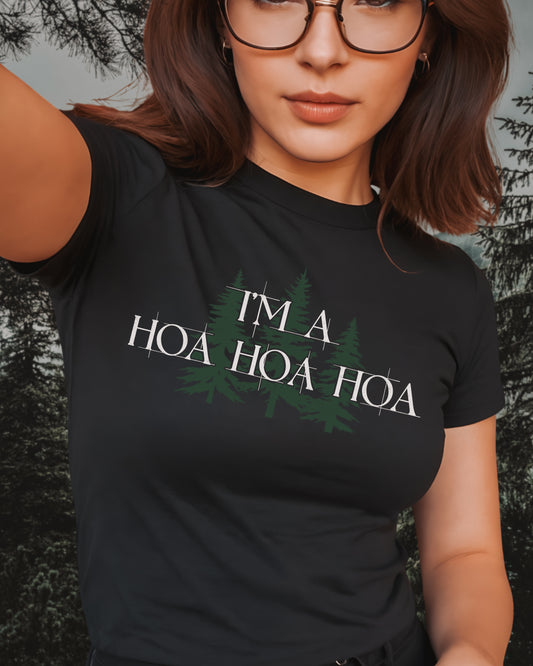 I'm A Hoa Hoa Hoa Organic Rib Baby Tee