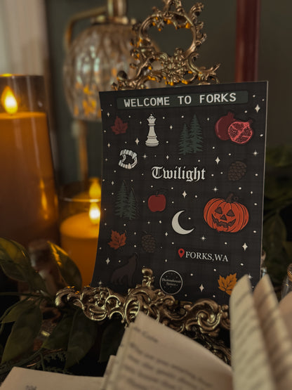 Twilight Forks, WA Sticker Sheet