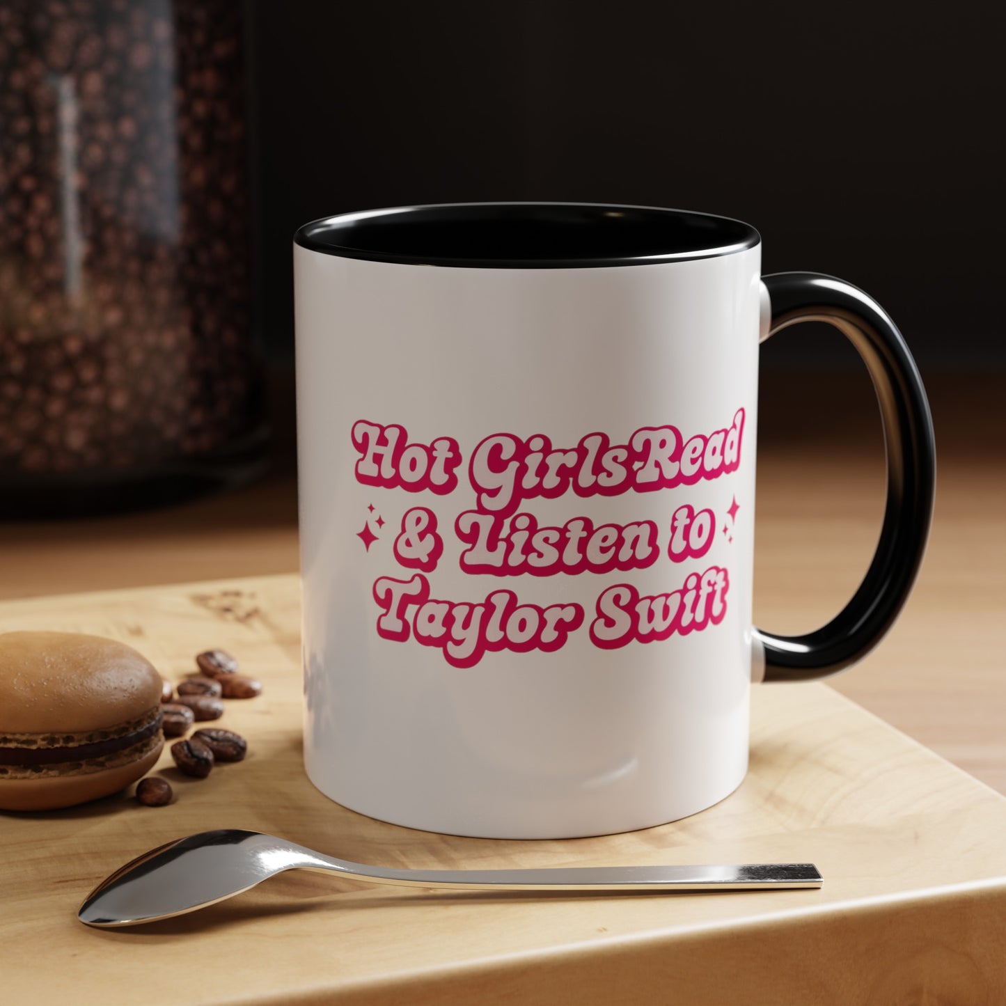 Hot Girls Read and Listen to Taylor Swift 11 oz Ceramic Mug