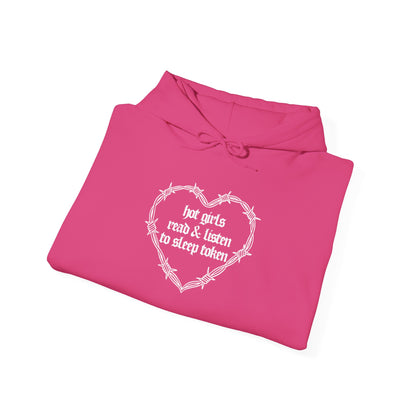 Hot Girls Read & Listen To ST Hoodie (PINK)