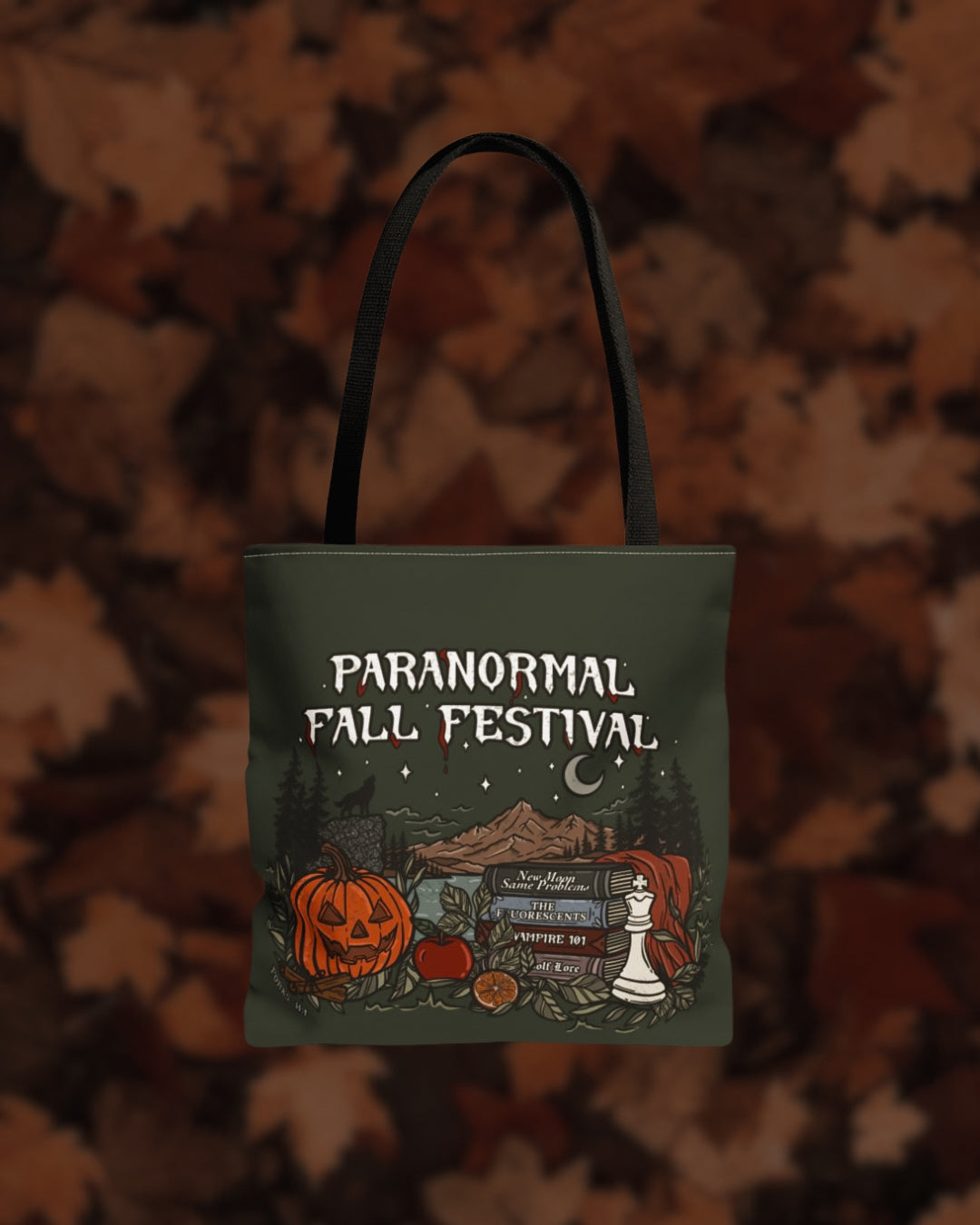 Paranormal Fall Festival Forks, WA Book Tote