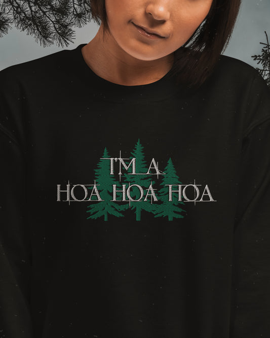 I'm A Hoa Hoa Hoa Embroidered Sweatshirt