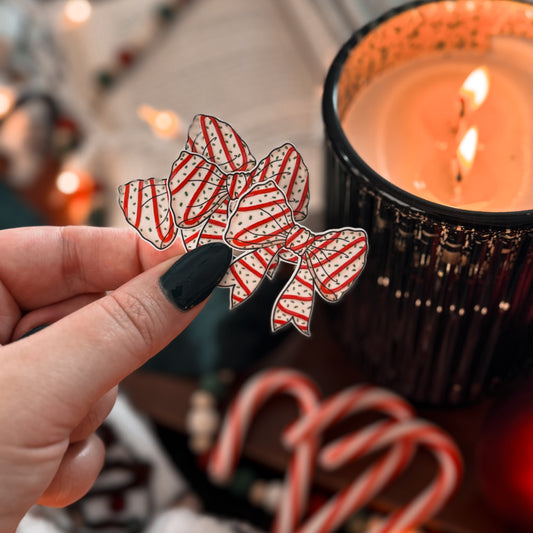 Christmas Tree Cake Bows (Set of 3)