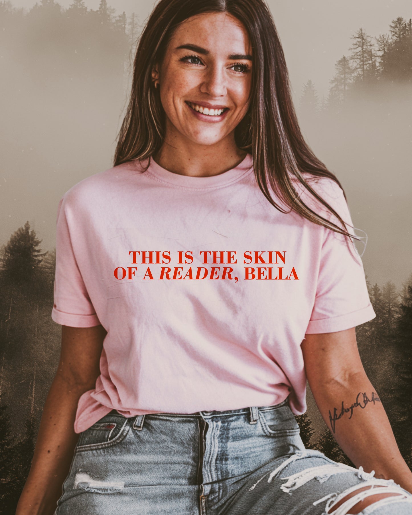 Skin Of A Reader, Bella Tee
