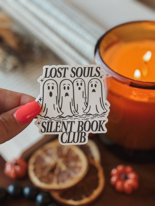 Lost Souls Silent Book Club Sticker