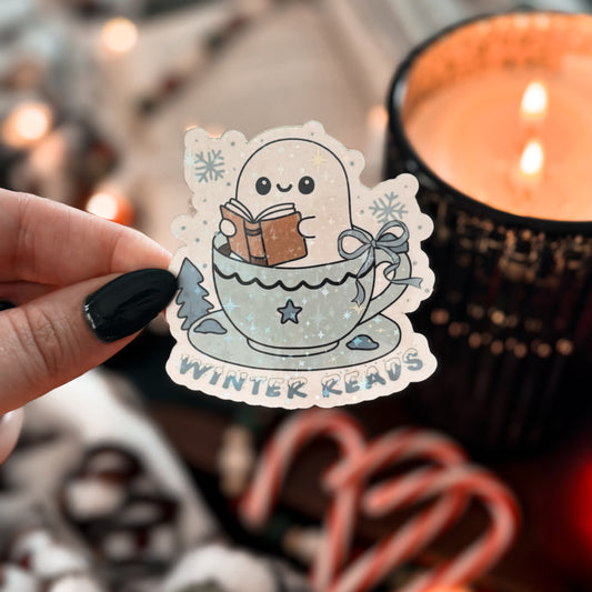 Winter Reads Sticker