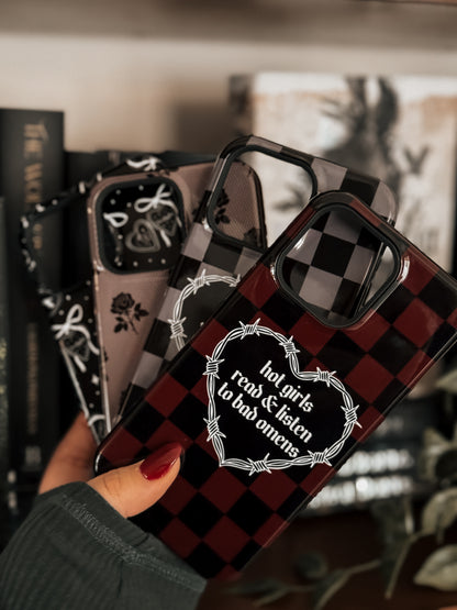 Read & Bad Omens Phone Case