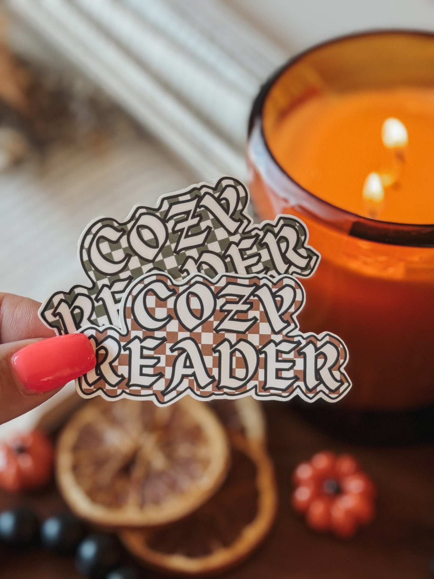 Cozy Reader Sticker