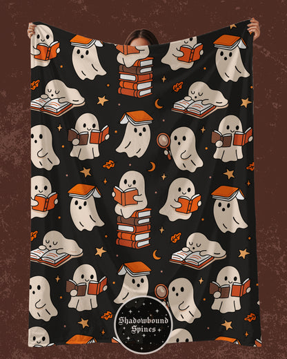 Ghostie Readers Plush Blanket