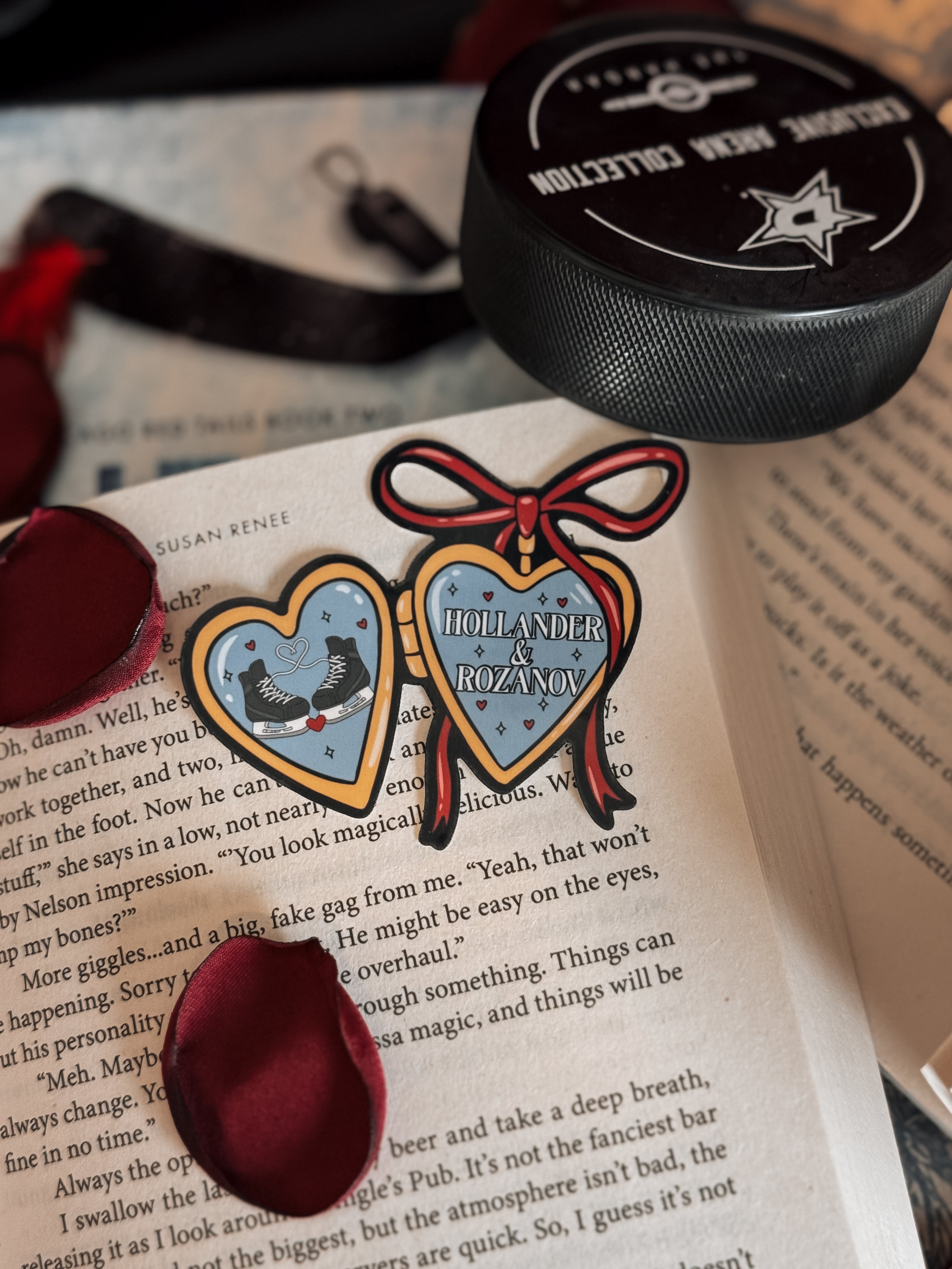 Heated Rivalry Locket Sticker – ShadowboundSpines