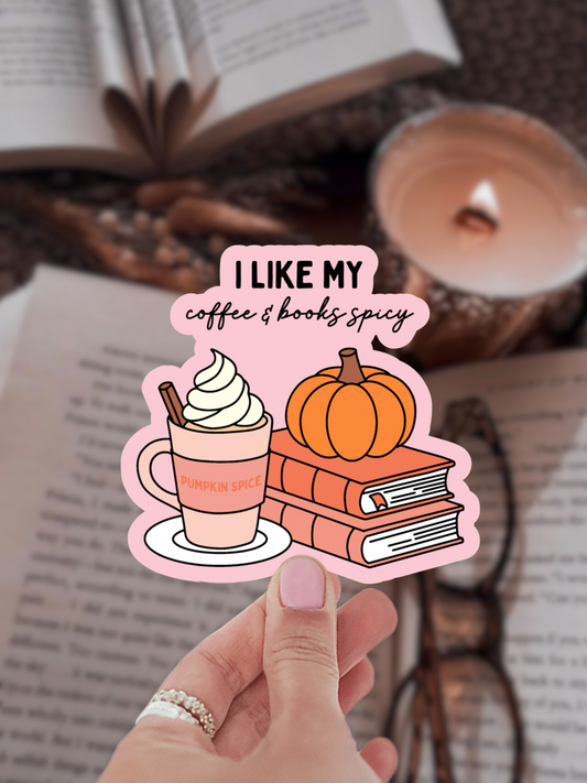 Bookish Pumpkin Spice Sticker