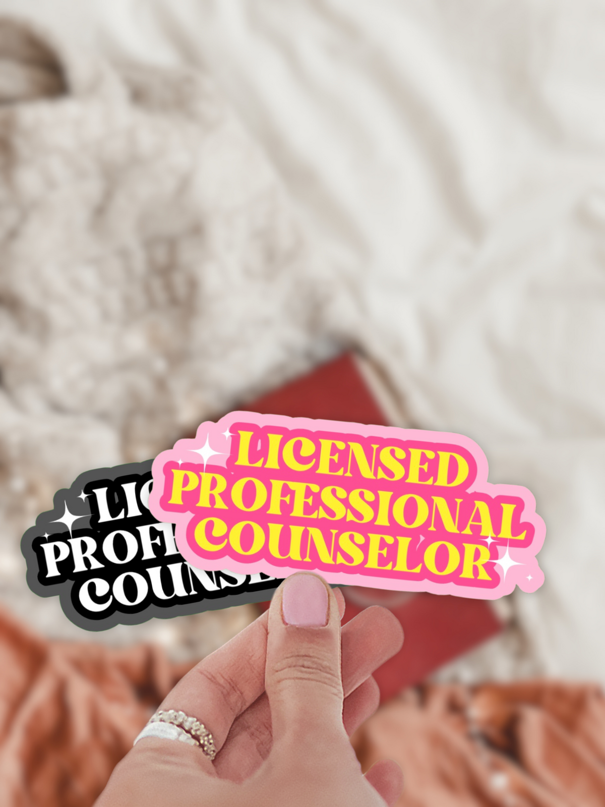 Promotes Counseling Sticker Licensed Professional Counselor Sticker – ShadowboundSpines