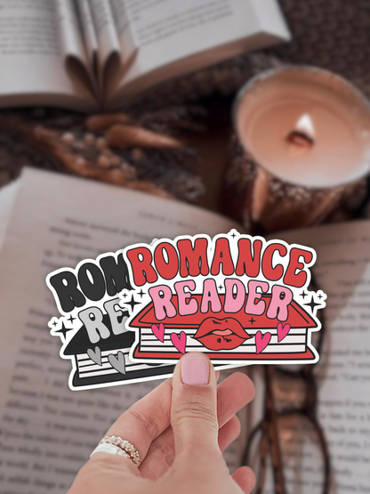 Romance Reader Books Sticker