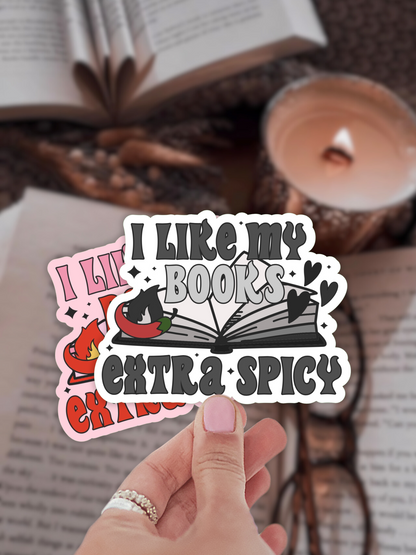 Spicy Books Sticker