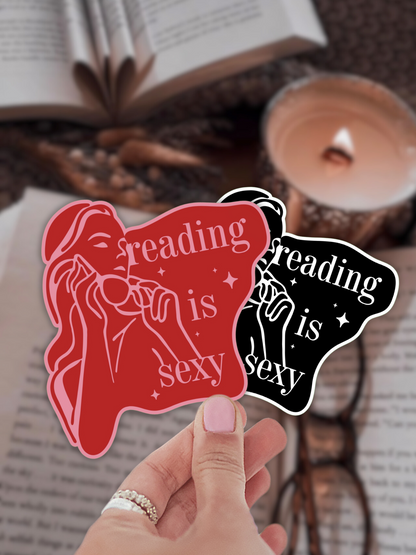 Reading is Sexy Sticker