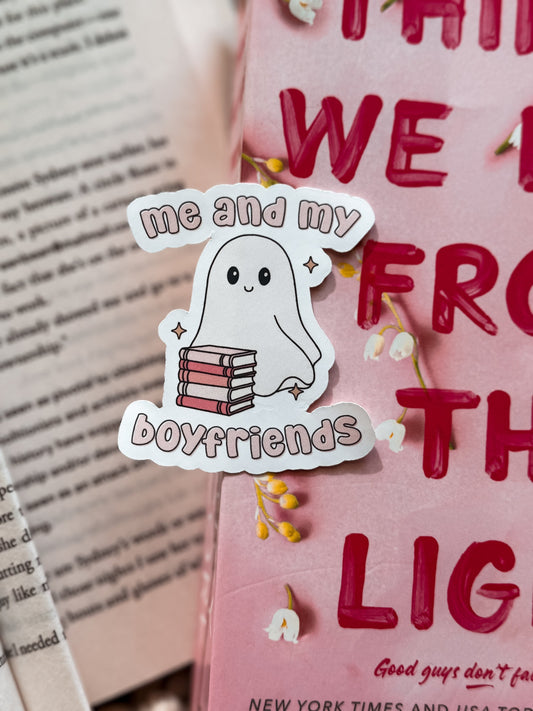 Ghost Book Boyfriends Sticker