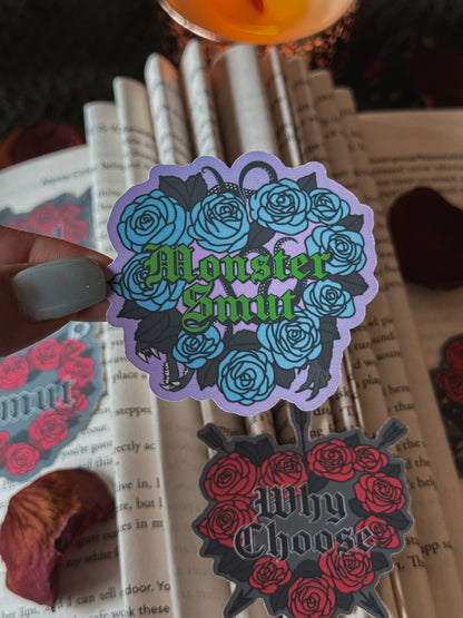 Book Trope Wreaths Sticker