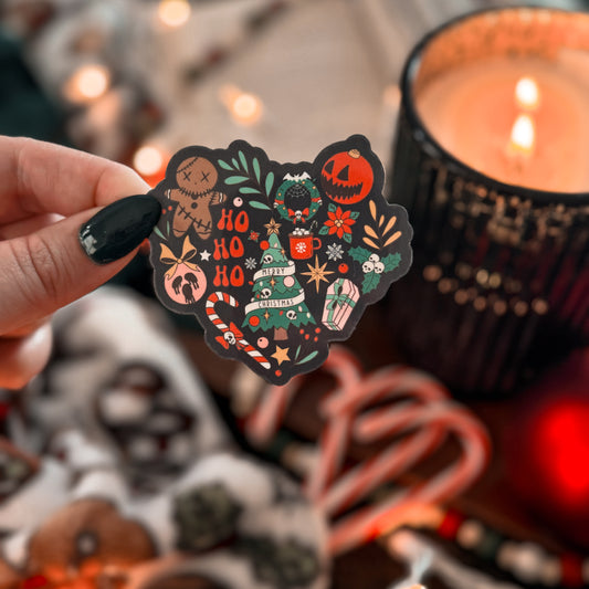 Creepmas Holiday Heart Sticker