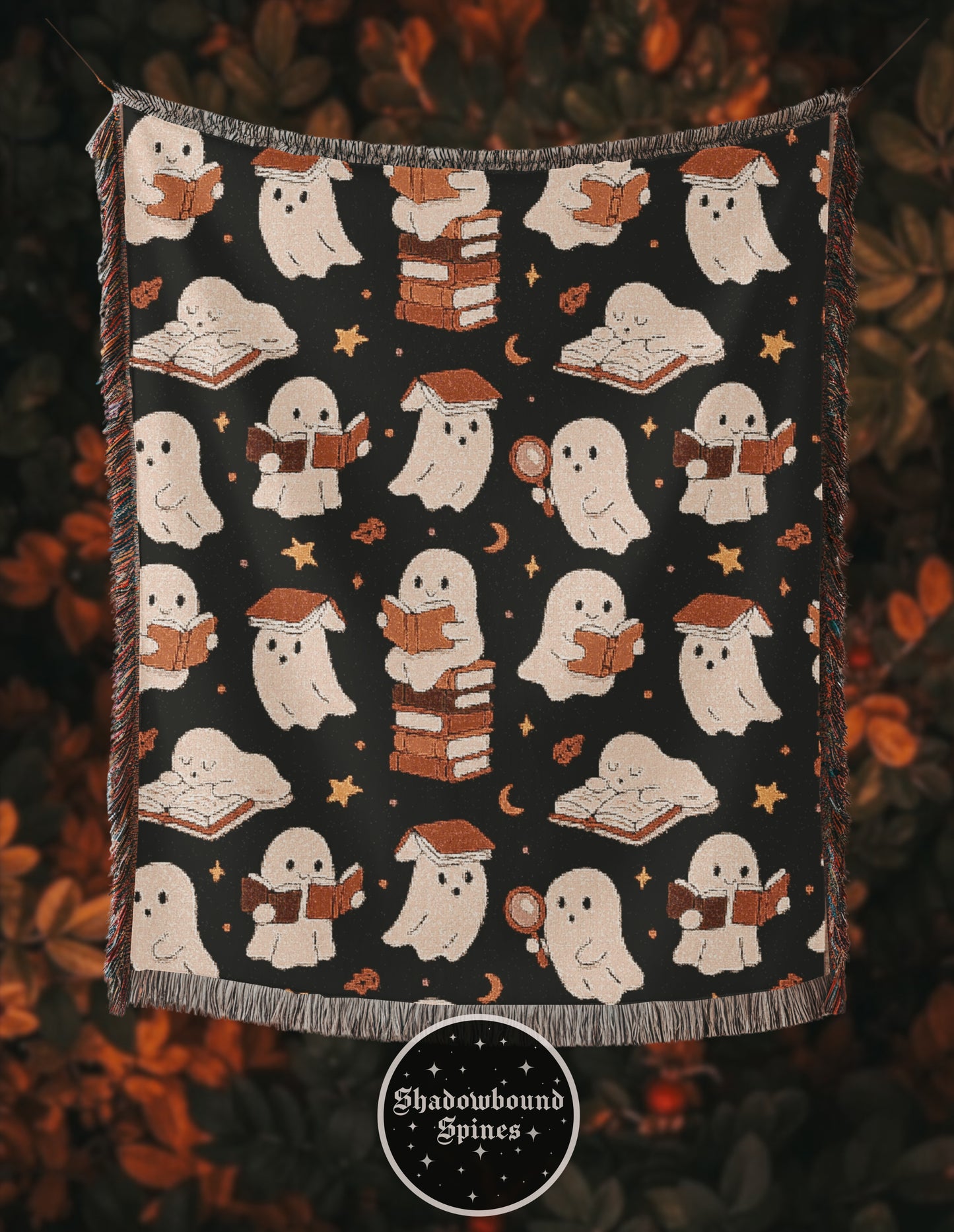 Ghostie Readers Woven Blanket