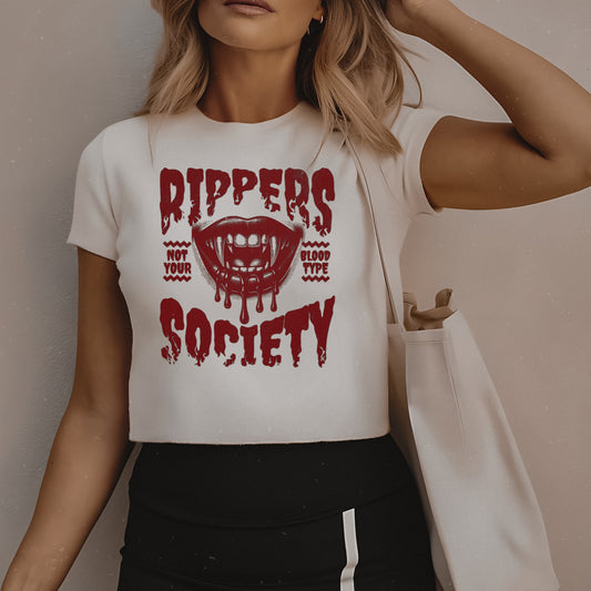 Rippers Society Crop Tee