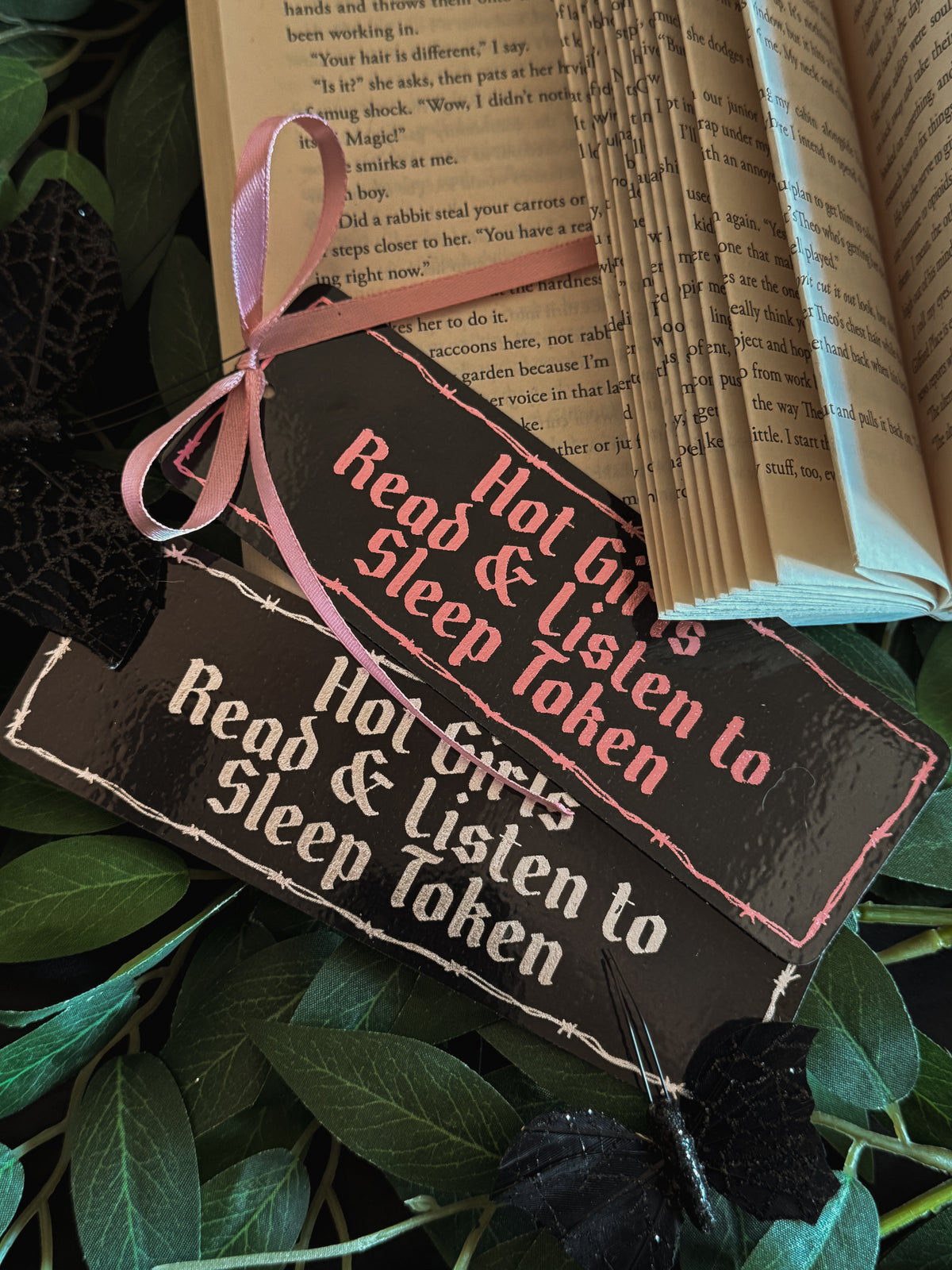 Hot Girls Read Sleep Token Foil Bookmark
