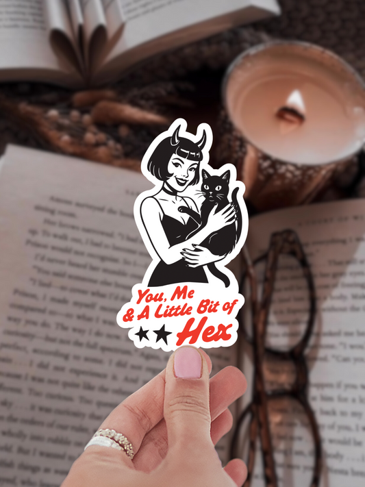 You, Me, Hex Sticker