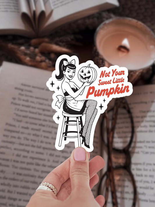 Not Your Sweet Pumpkin Sticker