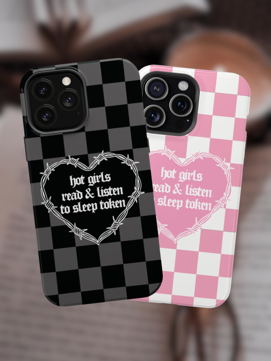 Read & Sleep Token Phone Case