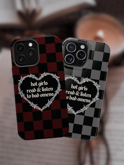 Read & Bad Omens Phone Case