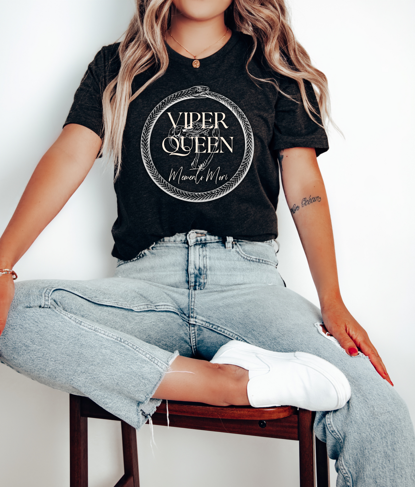 Viper Queen Memento Mori T-Shirt / Crescent CIty / Sarah J Maas