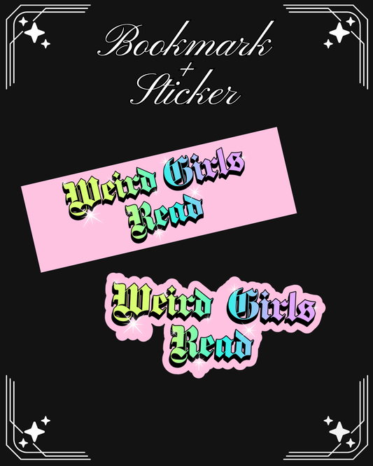 Weird Girls Read Y2K Sticker & Bookmark Pack